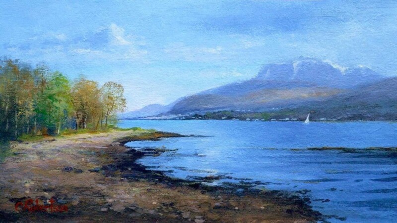 Image of A Passing Sail, Loch Linnhe by Colin Robertson